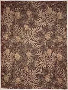 「つる」壁紙デザイン、1873 作： William Morris